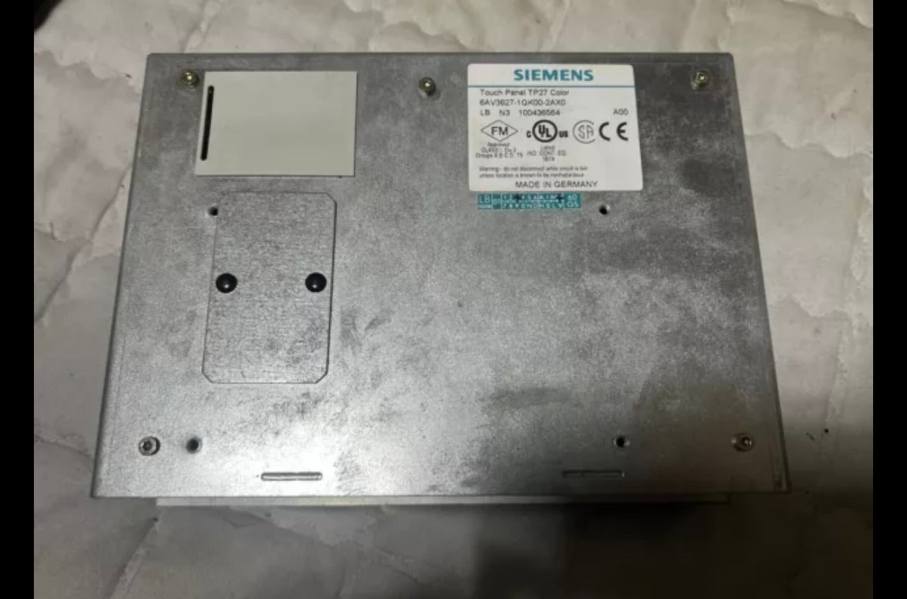 Siemens 6AV3627-1QK00-2AX0 SimaticTouch Panel TP27