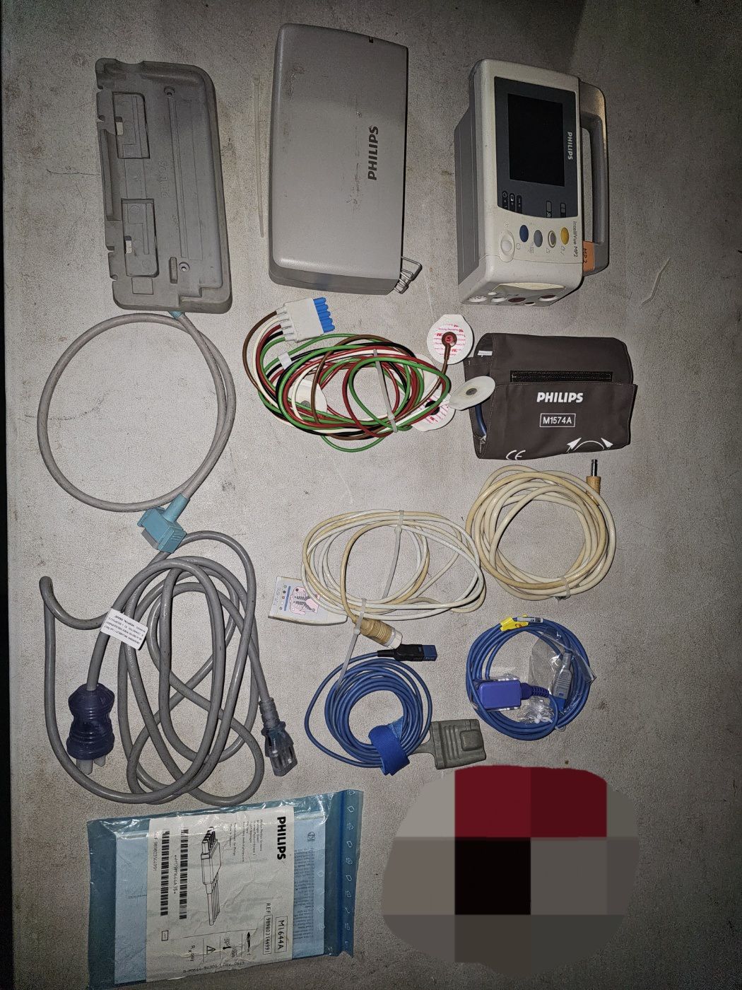 Philips IntelliVue MP2 Patient Monitor ECG Spo2 IBP NIBP
ТEMР