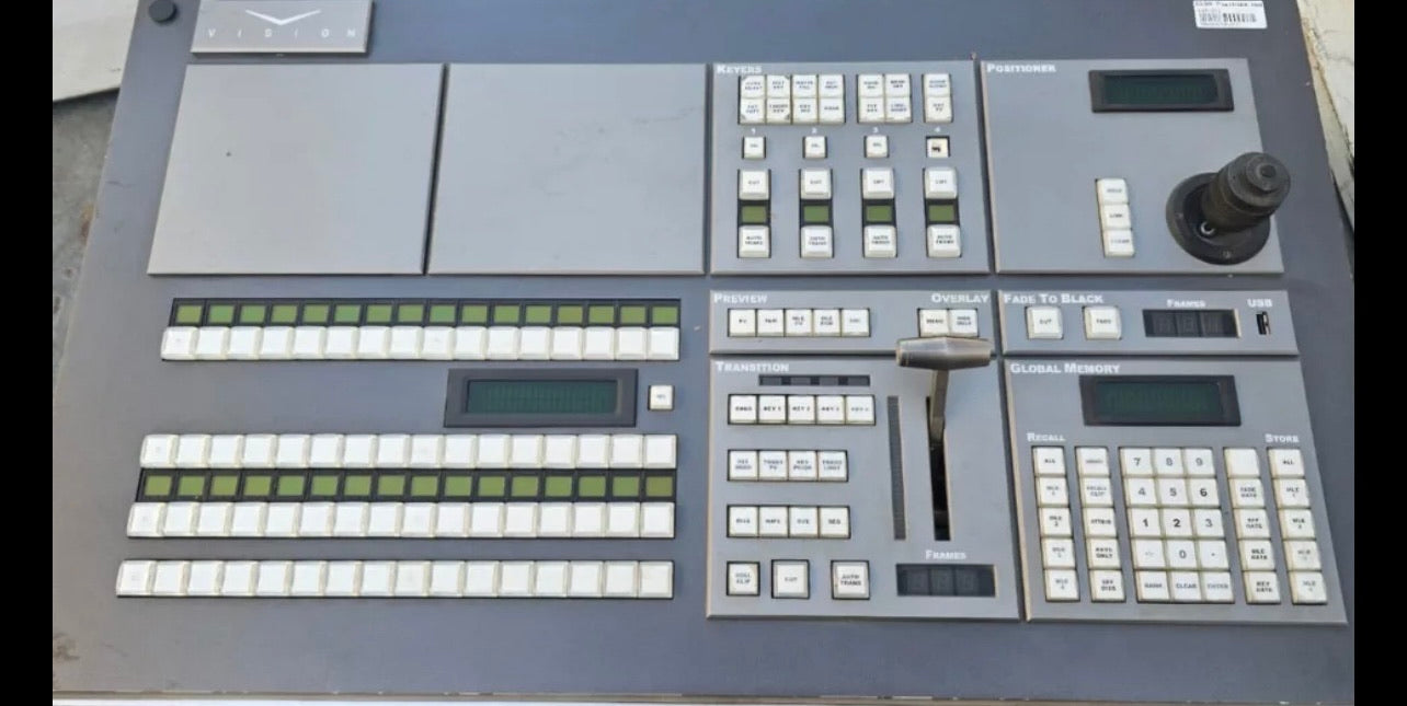 Ross Vision 1 Video Mixer V1P-001 VisionControl Panel
 Production Video Switcher